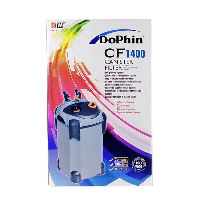 Dophin CF-1400 external canister + UV filter