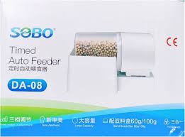 SOBO Aquarium Auto Feeder DA 08 White Color