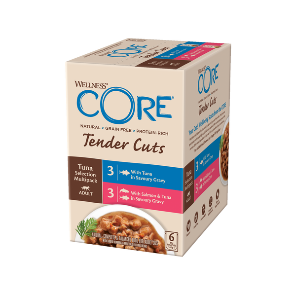 Wellness CORE Tender Cuts Tuna Selection Multipack - 6 x 85g