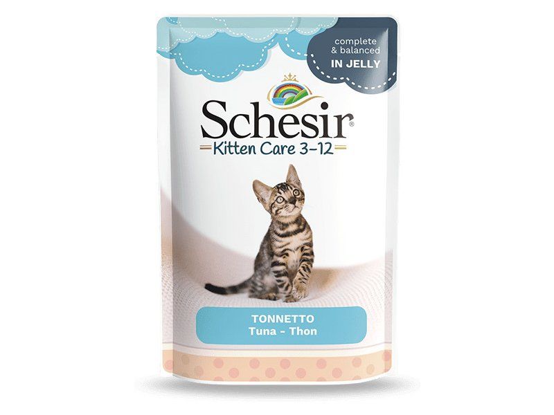 Schesir Wet Kitten Food Tuna Injelly 85  G