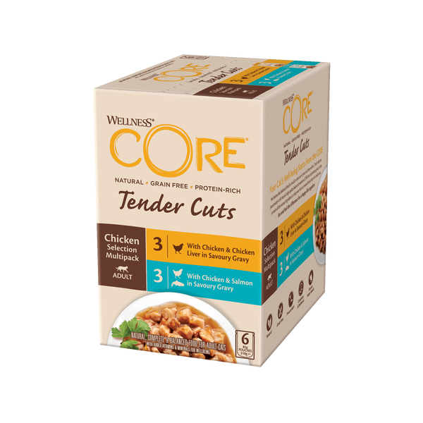 Wellness CORE Tender Cuts Chicken Selection Multipack - 6 x 85g