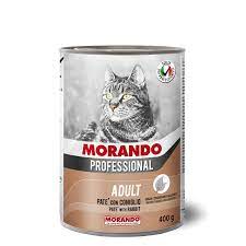 Morando wet food chunks with game and rabbit for cats 400g