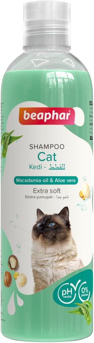 Beaphar Macadamia Oil & Aloe Vera Shampoo, 250 ml