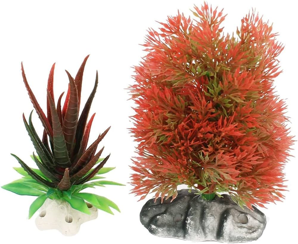 Aquarium plastic decor plants(s,m,l,xl,xxl)