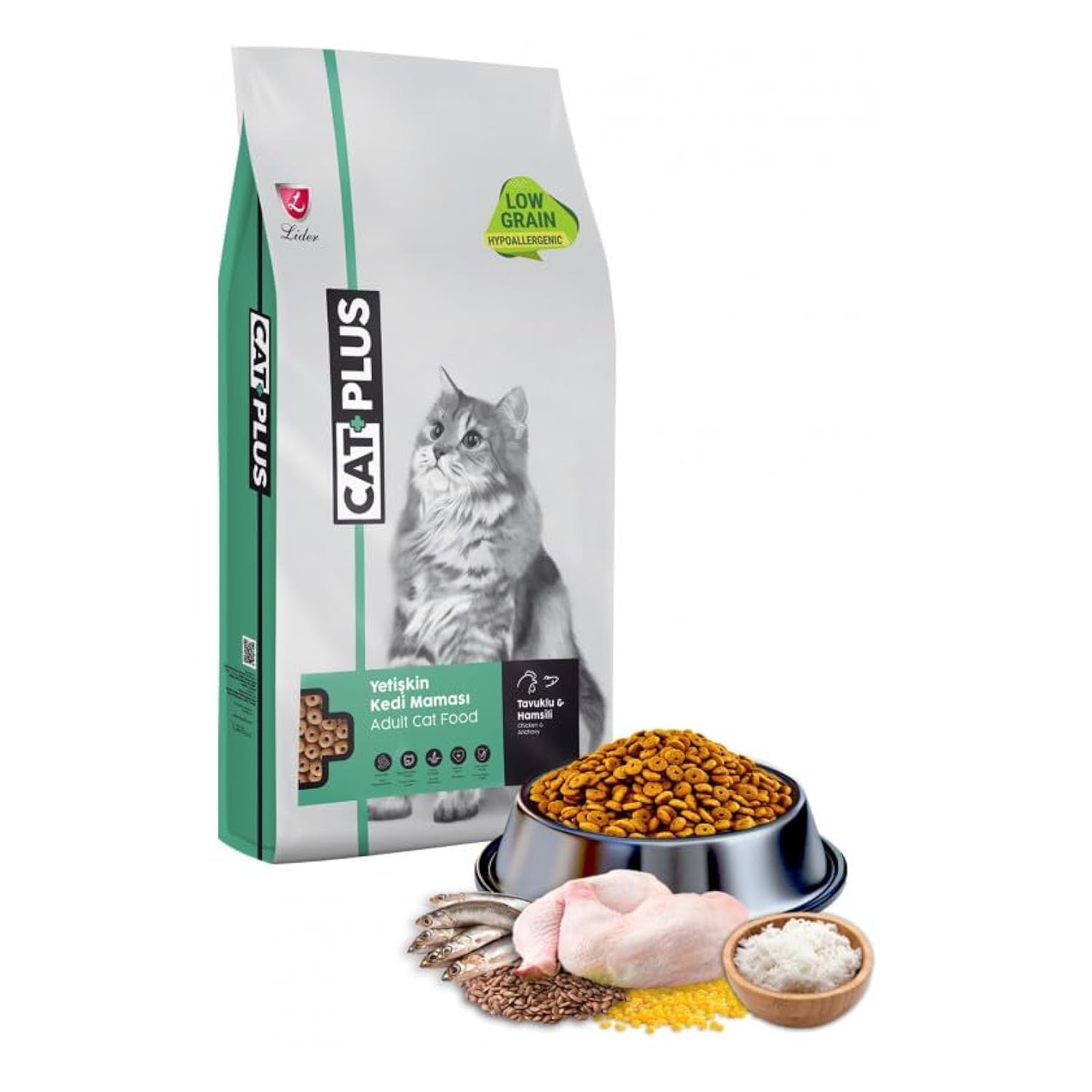 Cat Plus Dry food fot  adult cats with chicken 1.5KG