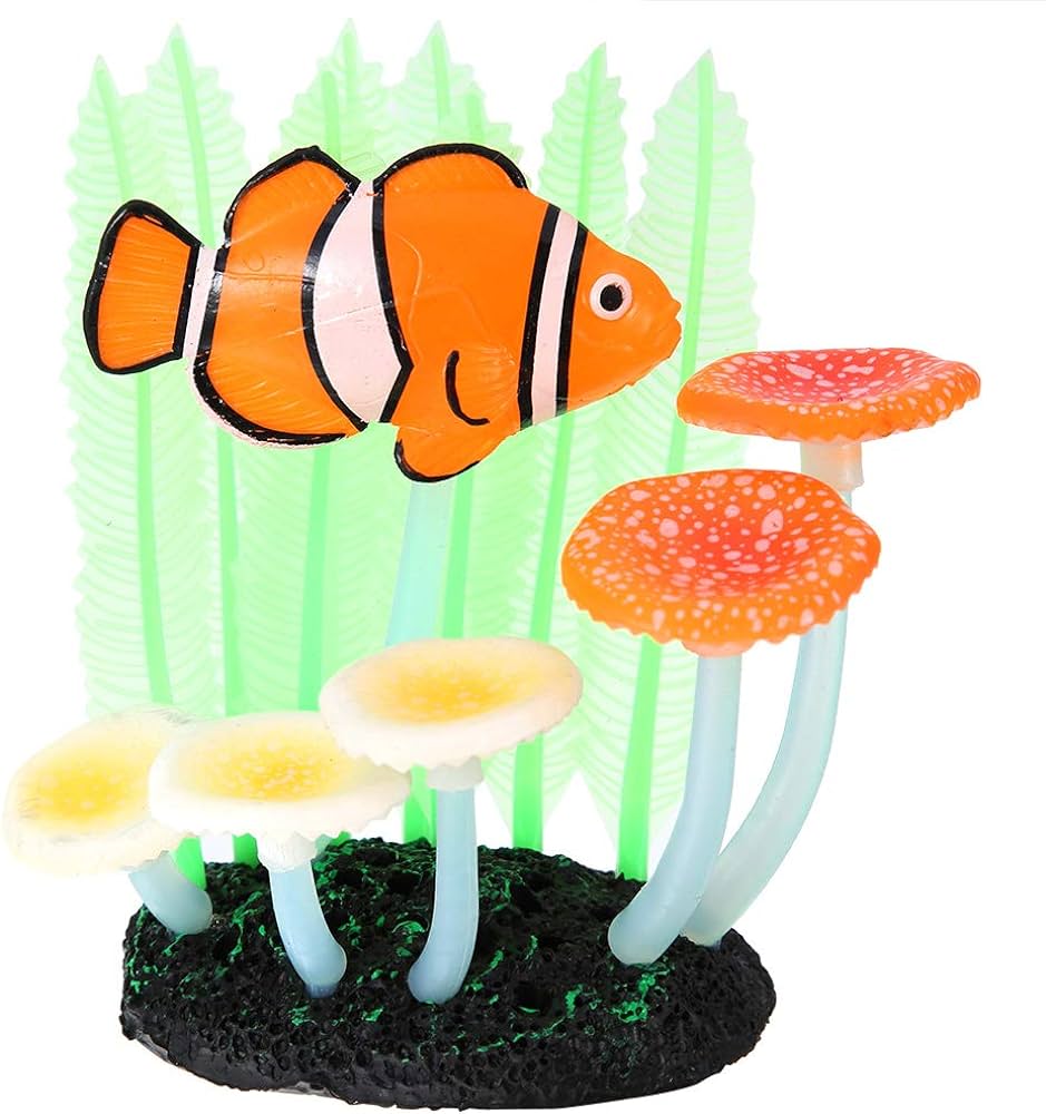 Vivid Artificial Luminous Water Plants for Aquarium Underwater Fish Tank Garden Lands