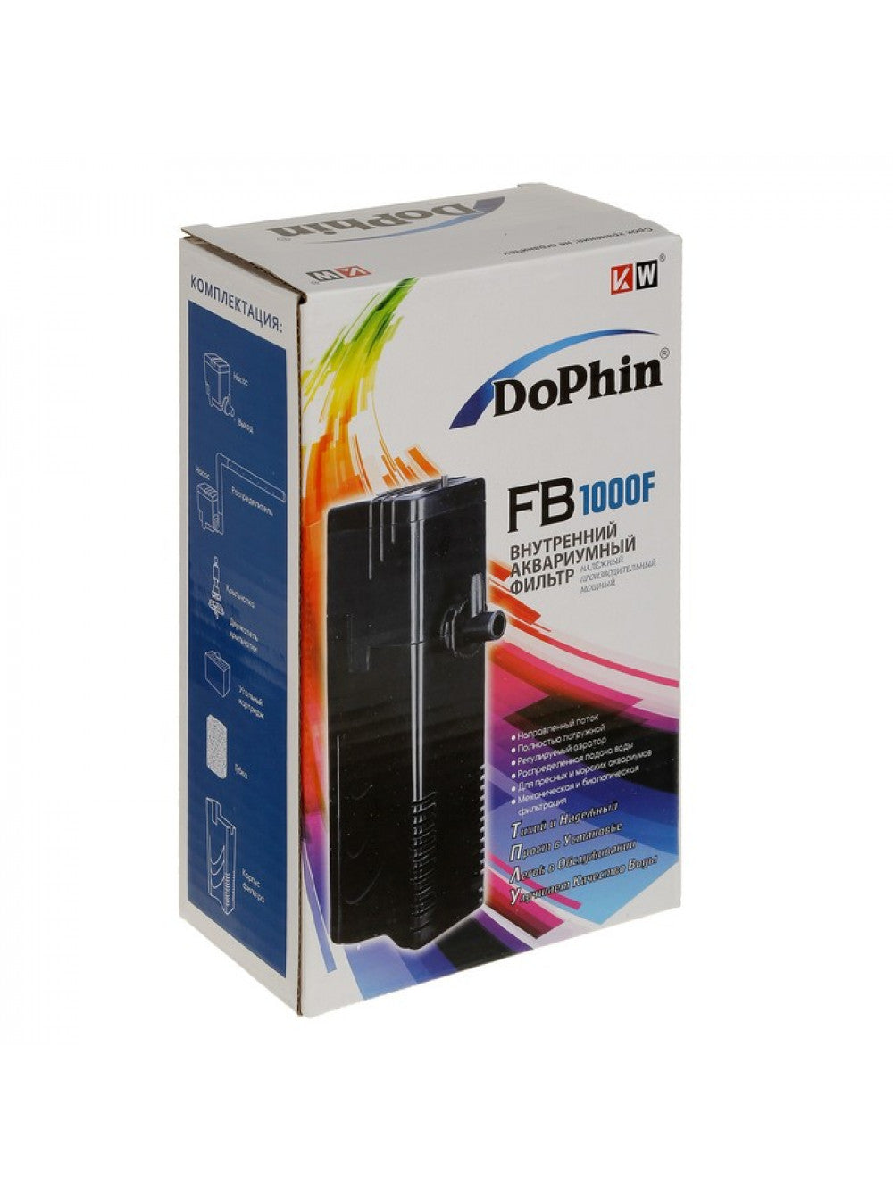 Dophin FB 1000F Aquarium Internal Filter 4 watt 300 L/H