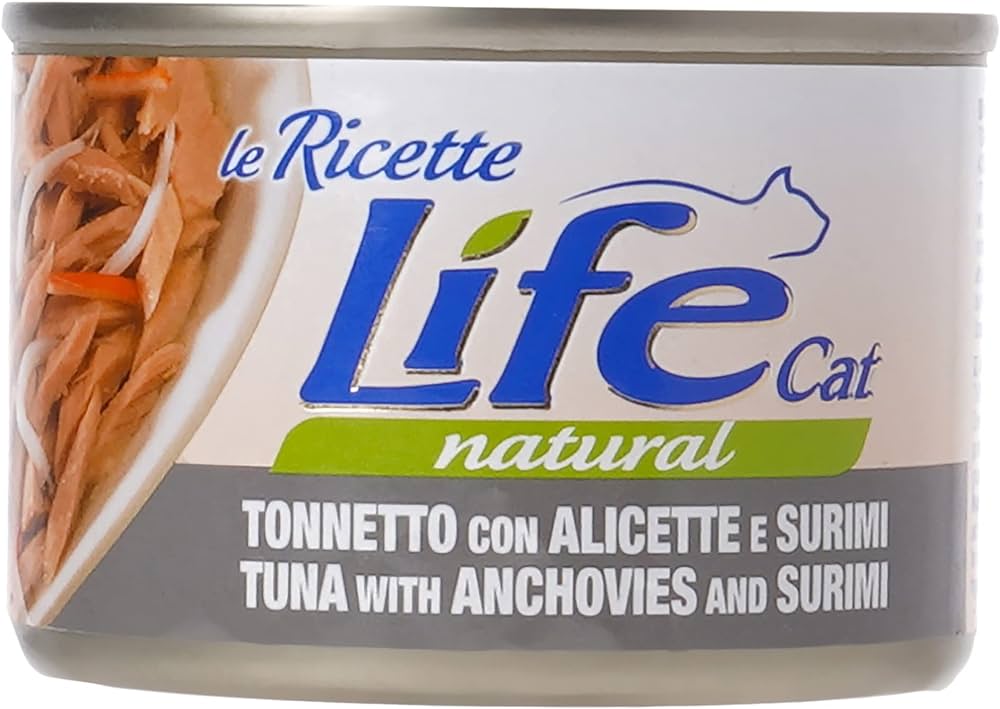 Life cat Tuna with Anchovies and surimi 150g