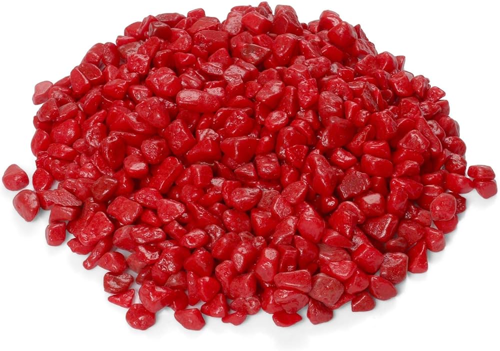 Aquarium red stone pepples per kg