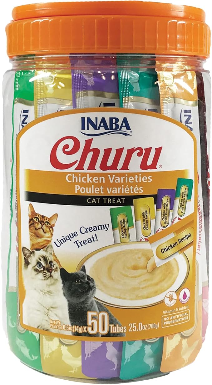 Churu Tuna & Chicken Variety 50 Tubes x14g