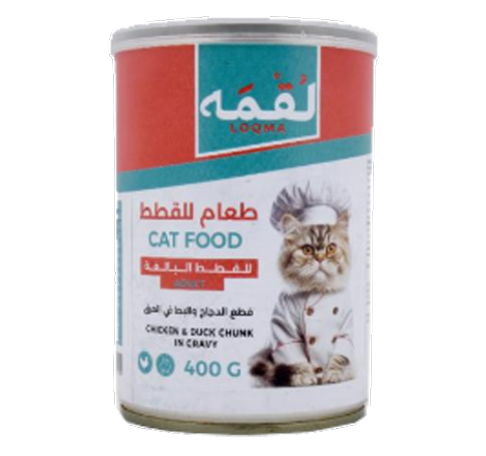 Loqma chicken with duck in gravy for adult cats 400 gm