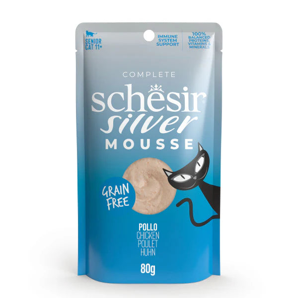 schesir silver Chicken in mousse 80g in pouch