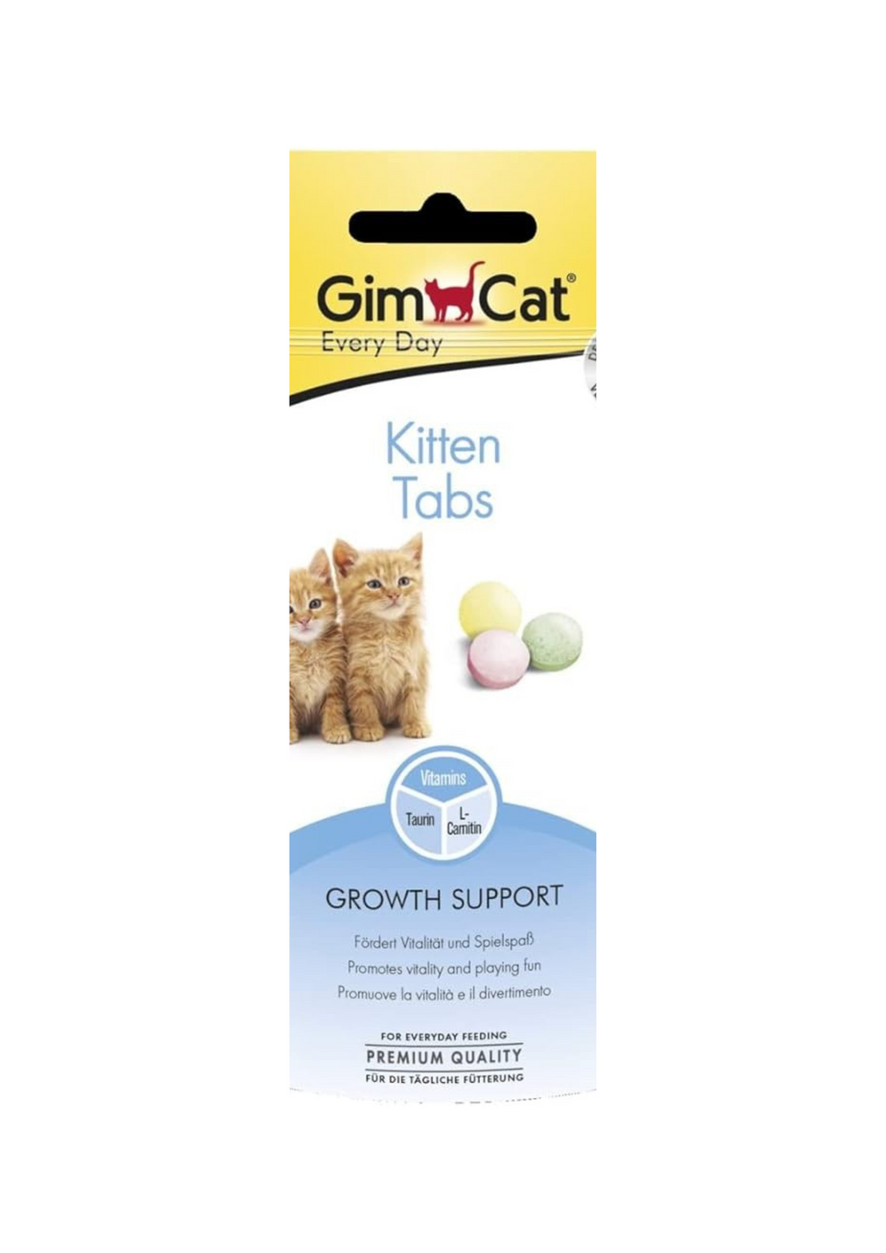 GimCat Kitten Tabs Treats  40gm