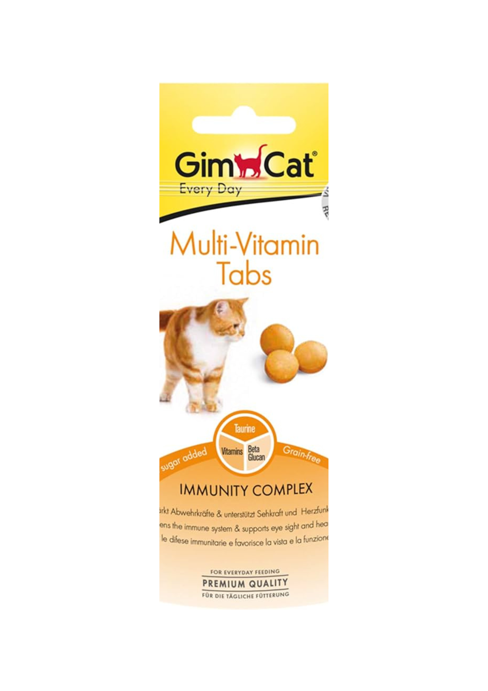 GimCat Multi Vitamin Tabs Treats Immune System 40gm