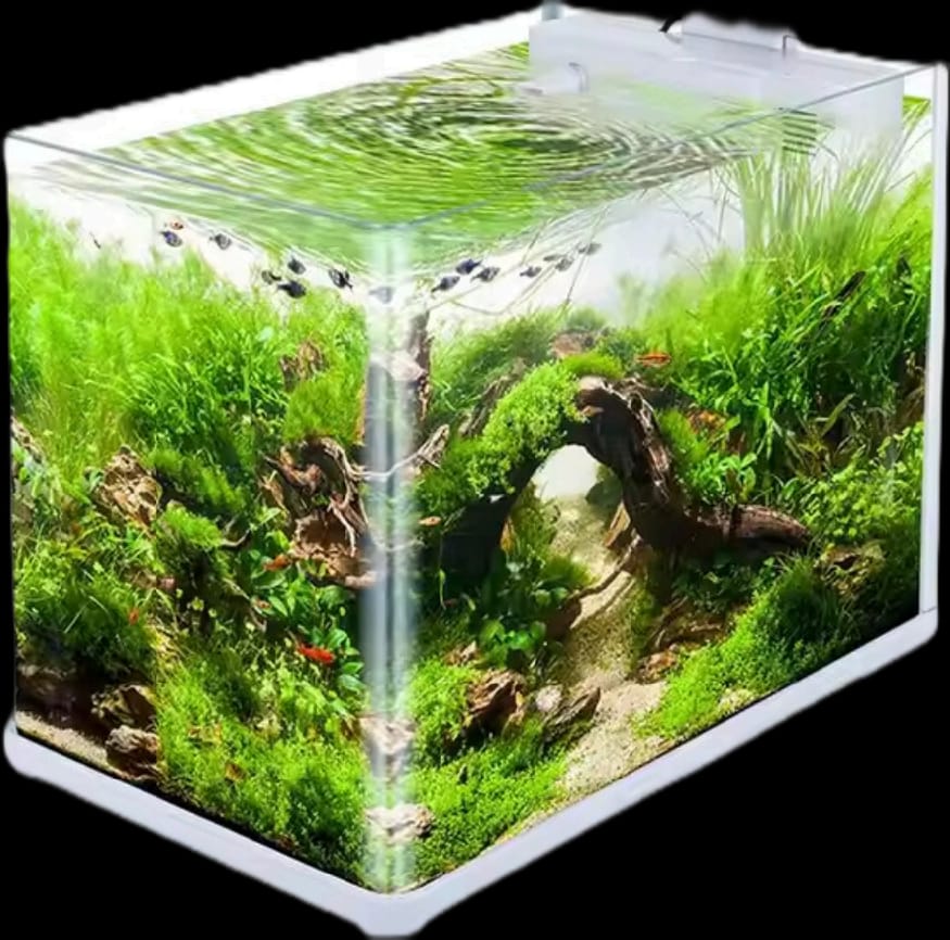 SOBO CR-400F mini aqua scaping tank set high clear fish tank, (FILTER & LIGHT)