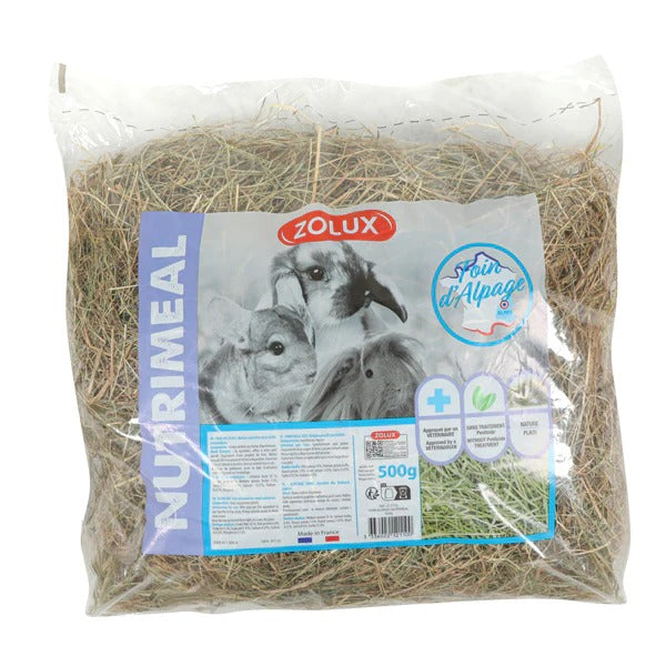 Zolux Nutrimeal Meadow Raw Hay For Small Animals and rabbits