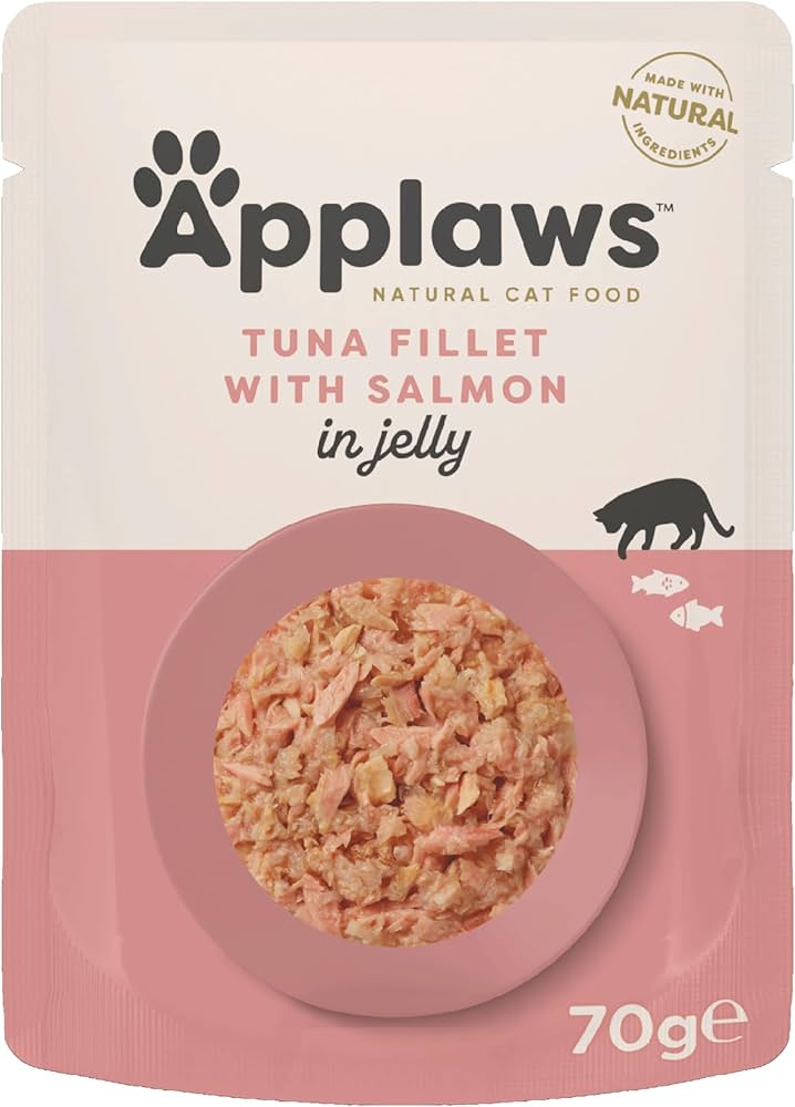 Applaws Tuna with Salmon Pouch in a Jelly Wet Food for cats, 70g