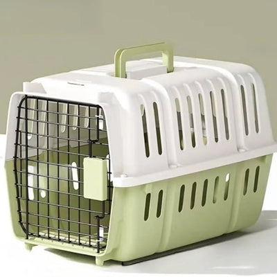 حامل حيوانات أليفة بباب فولاذي