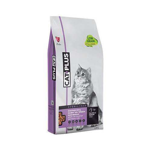 Cat Plus Dry food for sterelized cats with Chicken and anchovy 1.5 KG