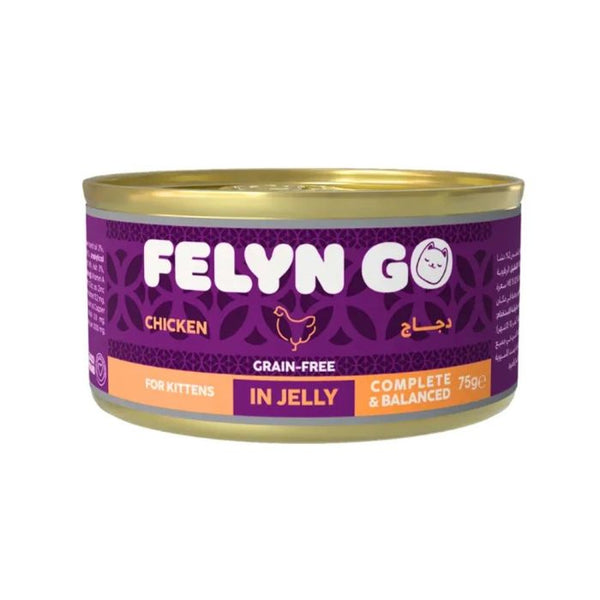 Felyn Go Chicken in Jelly Canned Kitten Food - 75 g
