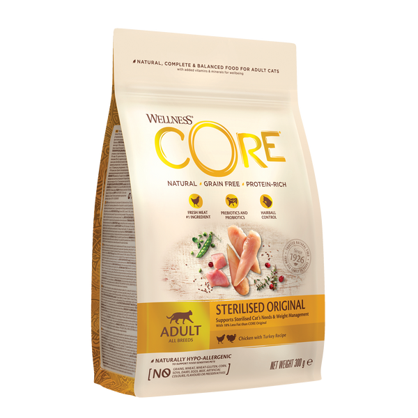 Wellness CORE Sterilised Original, Chicken with Turkey