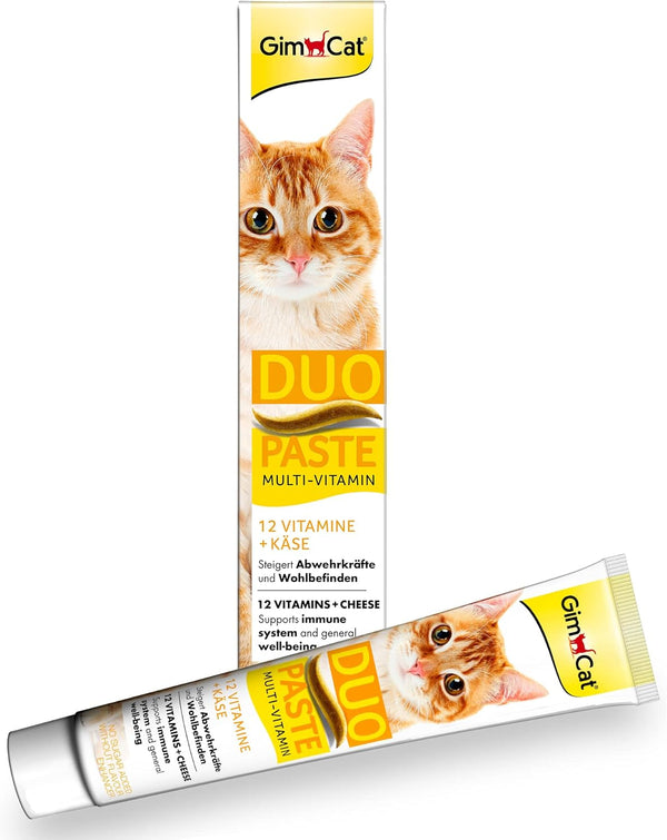 Gimcat Multi-Vitamin Duo Paste with 12 Vitamins & Cheese 50g