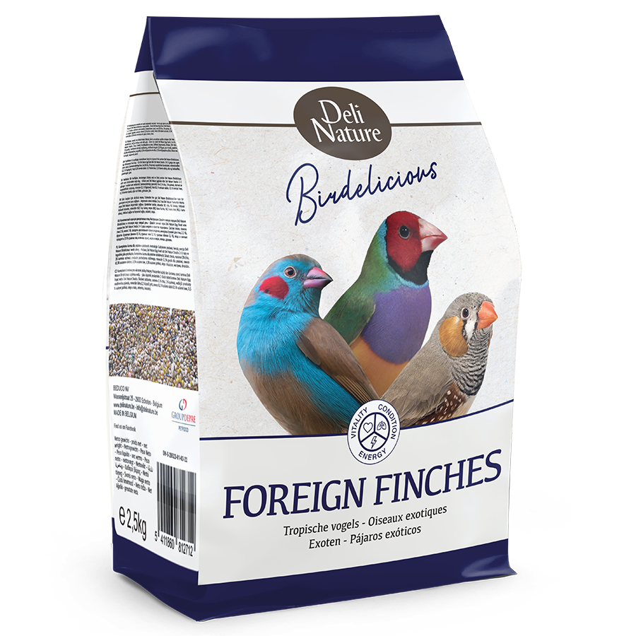 Deli Nature Foreign Finches Birdelicious 800g – Aquarium