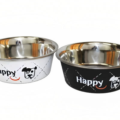 Zolux Happy Stainless Steel Dog Bowls Multiple Sizes
