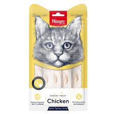 Wanpy wet treats for cats with chicken