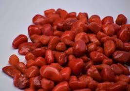 Aquarium red stone pepples per kg