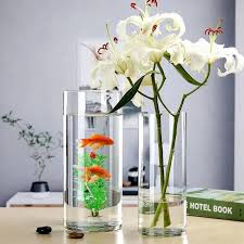 Cylindrical Mini Fish Tank Aquarium