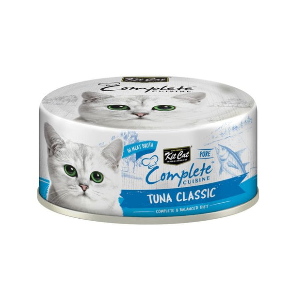 كت كات كومبليت كوزين طعام قطط رطب تونة في المرق 70 جم		