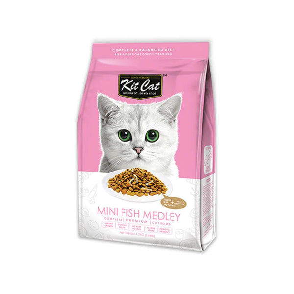 Kit Cat Dry Food Mini Fish Medley