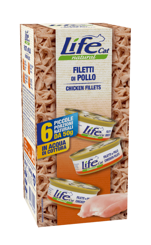 Life Cat Chicken fillets Box 6 Pieces