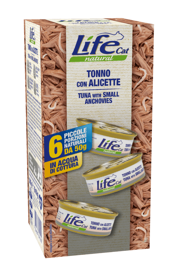 Life Cat  Box Tuna with anchovies 6 Pieces