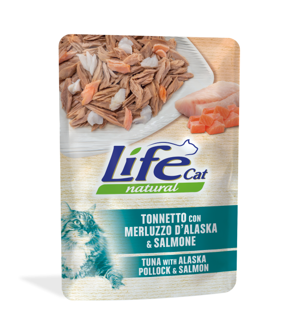 Life cat Tuna fish with Alaskan cod and salmon 70g