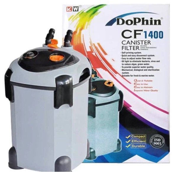 Dophin CF-1400 external canister + UV filter