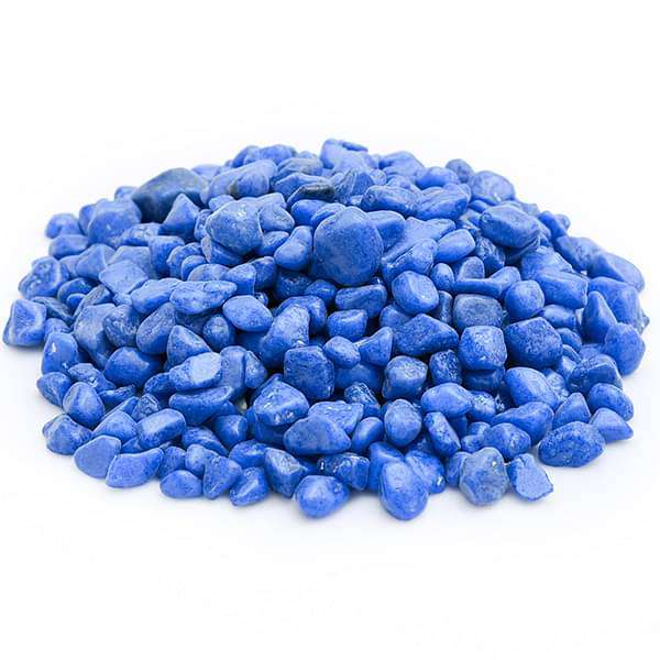 Aquarium dark blue stone pebbles Per Kg