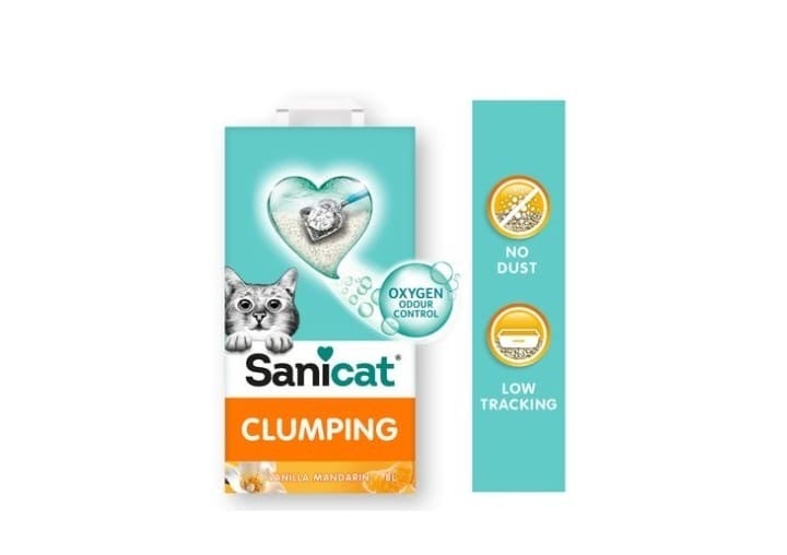 SaniCat litter sand with vanillia scent