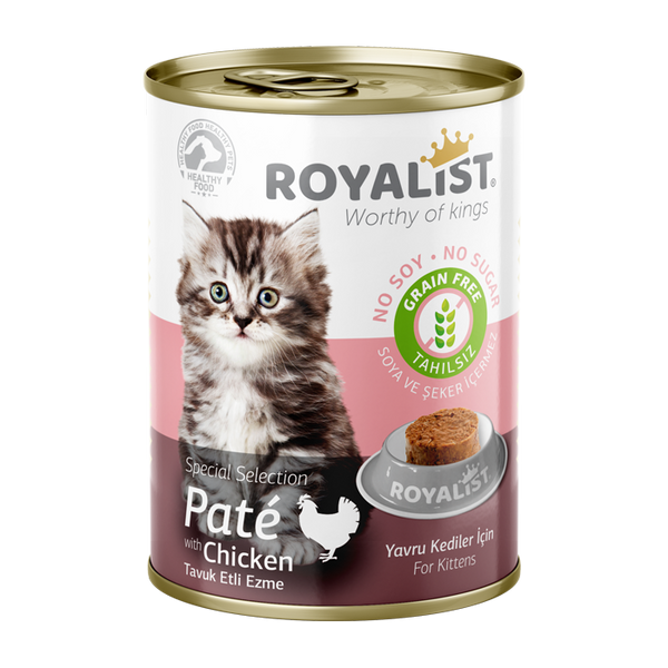 Royalist Wet Food Pate with Chicken for Kittens 400g