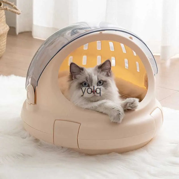 Pet Air Multi-functional Cat Carrier Bag: Breathable Portable Space Capsule House