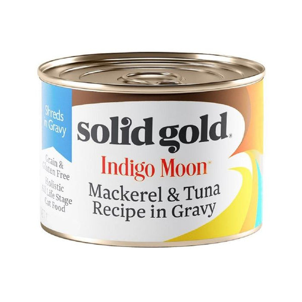 Solid Gold Indigo Moon Mackerel and Tuna in Gravy Canned Cat Food - 85 g