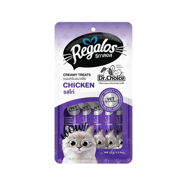Regalos Treat Creamy Chicken Flavor 15g x5