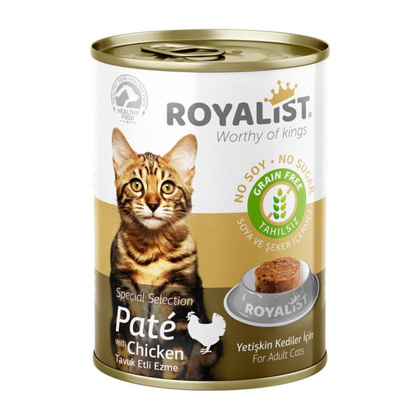 Royalist Wet Food Pate with Chicken for Adult Cats 400g