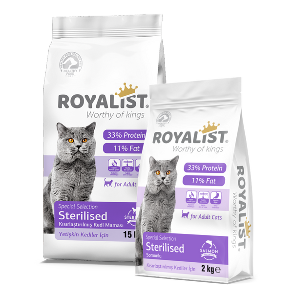 Royalist Dry Food For Adult Sterilised Cats 2 kg
