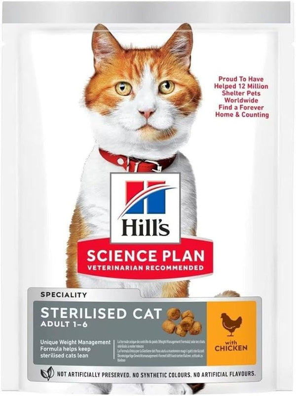 Hills Chicken Dry food for Sterelized Cats, 1.5 kg