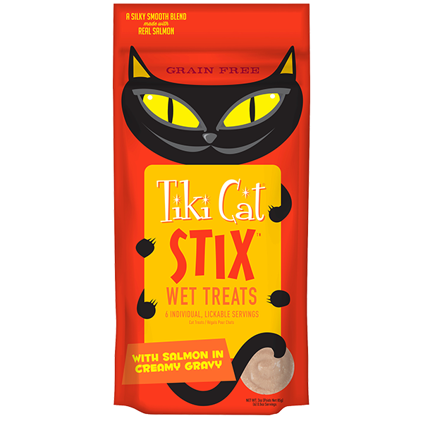 TIKI CAT Stix Salamon flavor treats