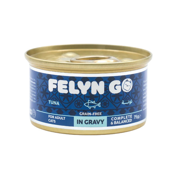 Felyn Go Wet Food Tuna in Gravy Canned Cat Food 75g