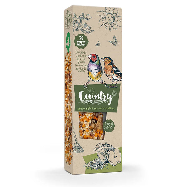 Witte Molen Country Snack for Finches Apple & Sesame Sticks 60g