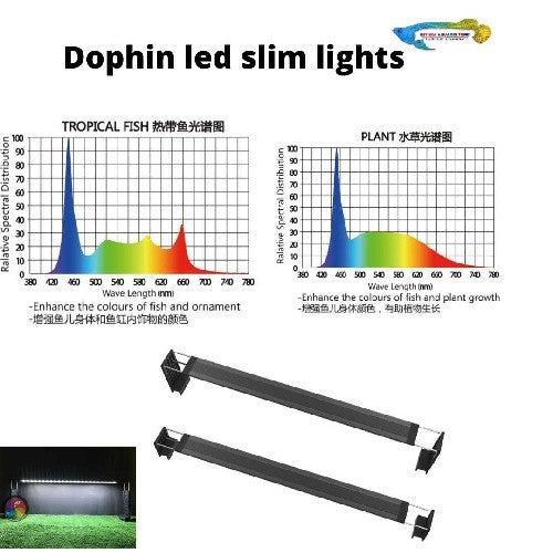 دوفين | مصباح LED احترافي رفيع لحوض السمك LED 2060 (60 سم)